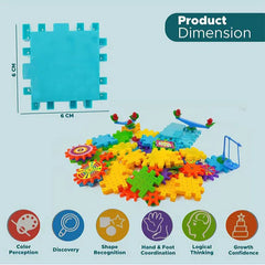 81-Piece Electric Rotating Gear Building Blocks | 