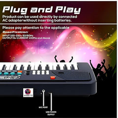 Bigfun 37-Key Kids Piano Keyboard | Mic, Recording & DC Power Option | 2025 Model.