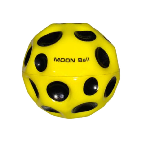 High-Bounce Moon Ball (2-Pack) | Super Bouncy Cratered Rubber Ball for Outdoor Fun | Perfect for Kids & Adults.