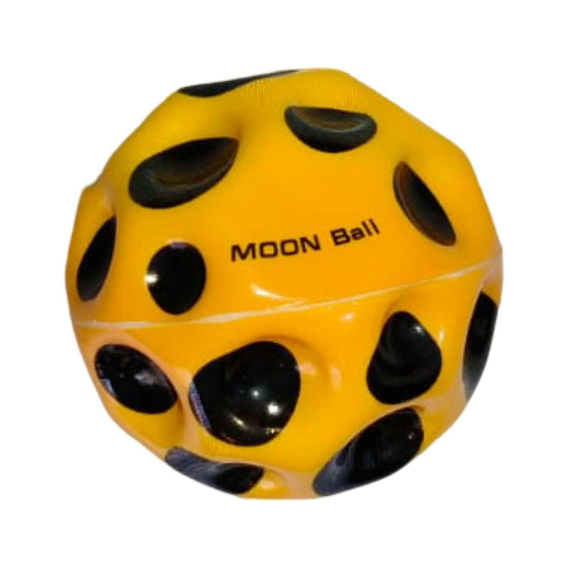 High-Bounce Moon Ball (2-Pack) | Super Bouncy Cratered Rubber Ball for Outdoor Fun | Perfect for Kids & Adults.