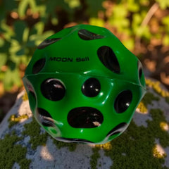 High-Bounce Moon Ball (2-Pack) | Super Bouncy Cratered Rubber Ball for Outdoor Fun | Perfect for Kids & Adults.
