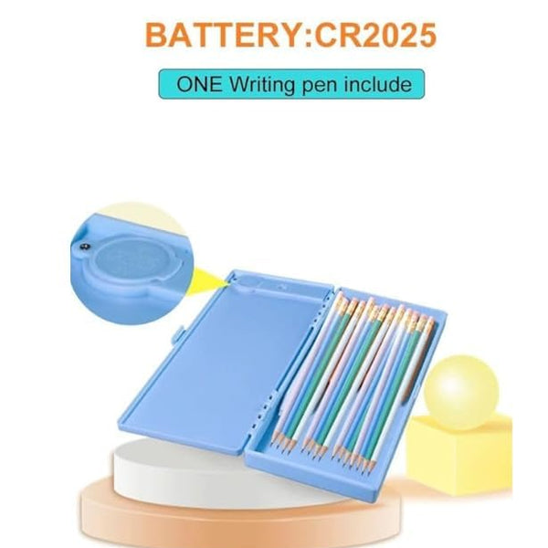 Magical Pencil Box with Built-In LCD Writing Tablet | Includes Stylus with Erase Button | Unique School Supply Case.