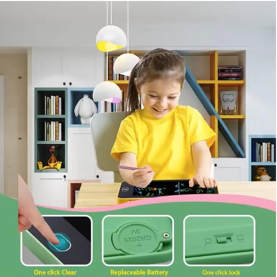 Magical Pencil Box with Built-In LCD Writing Tablet | Includes Stylus with Erase Button | Unique School Supply Case.