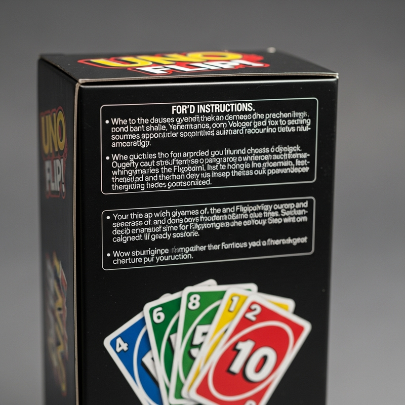 Mattel Games Uno Flip! Card Game | Double-Sided Deck with Special Flip Card | Family Game for Kids & Adults.