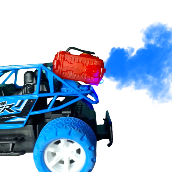 Remote Control Monster Truck for Boys 4+ Years 4 Wheel Rock car with Remote Control I Smock Monster Truck with Rechargeable Battery I Multicolour I Pack of 1