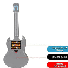 Kids' Rock Band Guitar Toy | Musical Learning Instrument with Lights & Sounds.