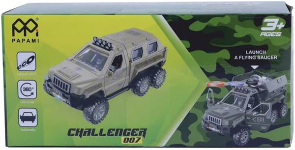 Off-Road Military Car | Toy Vehicle with Sound & Lights | Opening Doors with GunShots