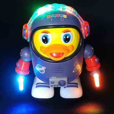 Dancing Space Duck Toy – Musical Light-Up Toy for Kids, Toddlers, Boys & Girls – Dancing Duck with Sounds & Lights – Interactive Gift for Ages 1+
