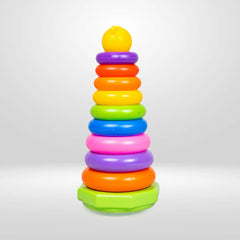 Educational Stacking Rings Baby Toy | 7-Piece Multicolor Stacker for Toddlers | 6 Months+.