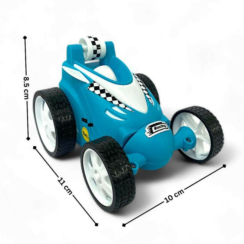 Rechargeable Mini RC Stunt Car | 360° Rotating 4WD Remote Control Car | USB Charging (Multi Color).