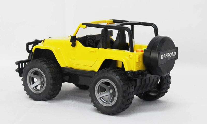1:16 Scale Off-Road Military Fighter Car | Friction Powered Toy Truck with Lights & Sounds | Army Vehicle Toy.