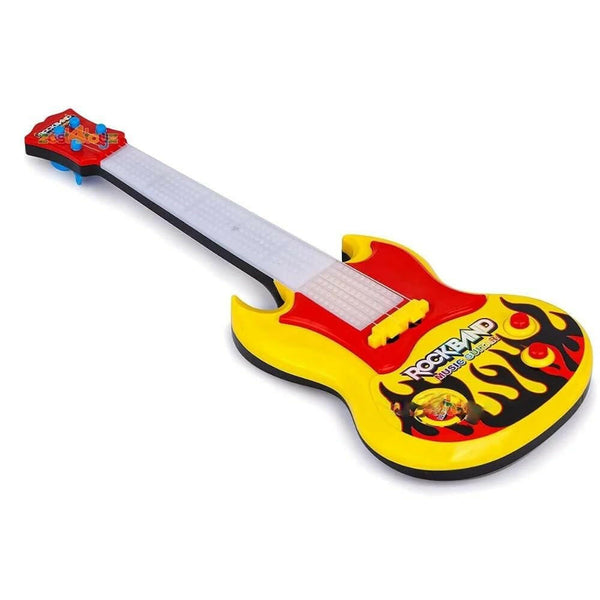 Kids' Rock Band Guitar Toy | Musical Learning Instrument with Lights & Sounds.