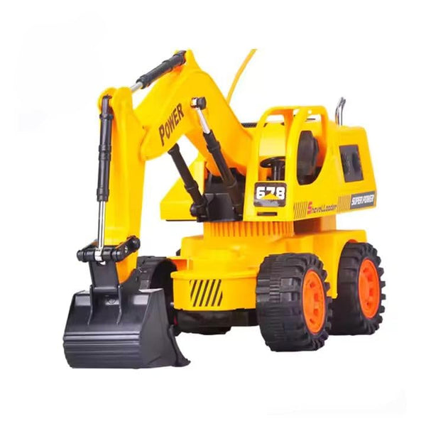 Full-Function RC JCB Excavator Toy | Remote Control Construction Truck with Lights & Sounds | Crawler Vehicle.