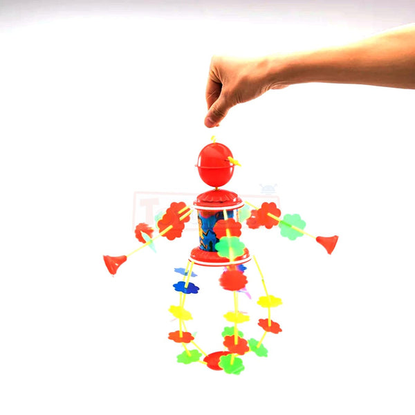 Classic Wind-Up Musical Merry-Go-Round | Soothing Sound Carousel Toy for Kids | No Batteries Needed.
