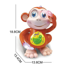 Lightning Hero Dancing Monkey Vehicle Toy for Kids|Boys|Girls with Light & Music