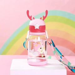 Deer Horn Water Bottle for Kids | BPA Free | 600ml.