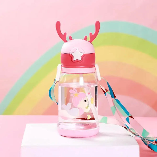 Deer Horn Water Bottle for Kids | BPA Free | 600ml.
