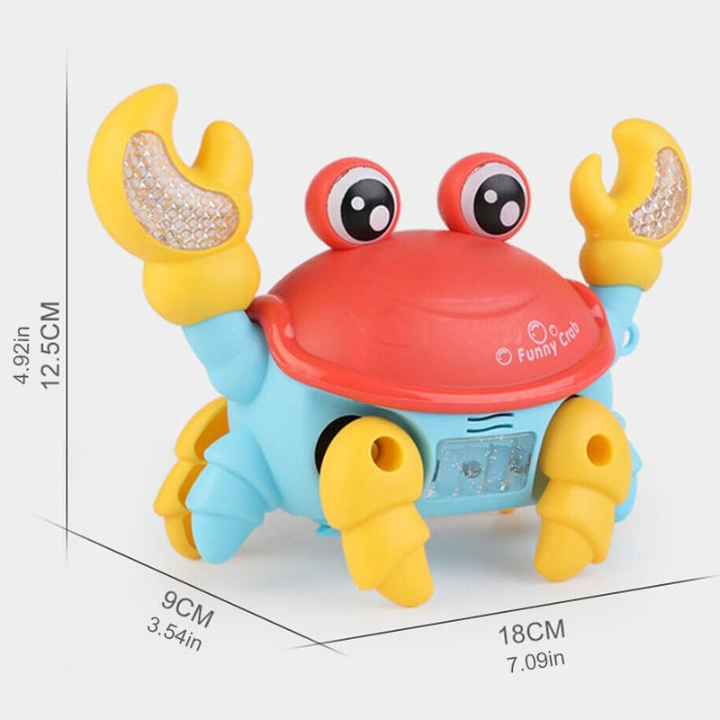 Crawling Crab | Crab with Light and Music | Obstacle sensor | Kids auto sensory development