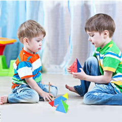Pyraminx Triangle Speed Cube Puzzle Toy | Stickerless Magic Pyramid Cube for Kids & Adults.