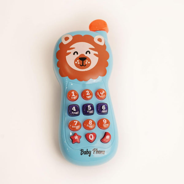 Kids Musical Toy Phone with Lights & Sounds | Pretend Play Cellphone for Boys & Girls | Color Varies.
