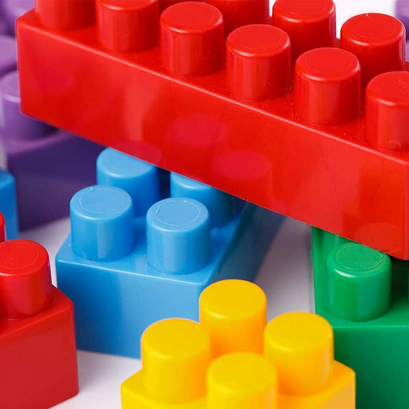 200+ Piece DIY Building Blocks Set with 24 Wheels | Educational Puzzle & Construction Toy for Kids.
