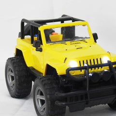 1:16 Scale Off-Road Military Fighter Car | Friction Powered Toy Truck with Lights & Sounds | Army Vehicle Toy.