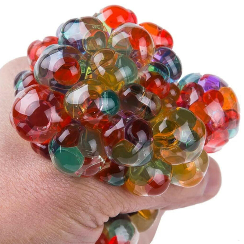 Mesh Squishy Grape Ball Stress Toy | Squeeze Ball for Anxiety & Stress Relief | Fidget Vent Toy (1-Pack).