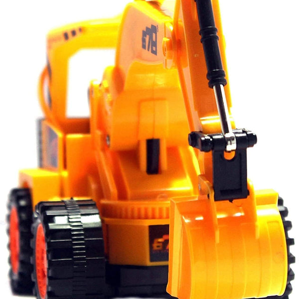 Full-Function RC JCB Excavator Toy | Remote Control Construction Truck with Lights & Sounds | Crawler Vehicle.