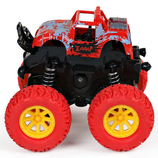 Off-Road Pull-Back Monster Truck Toy | Sturdy Shockproof 4-Wheel Vehicle for Kids | Racing Game Car.