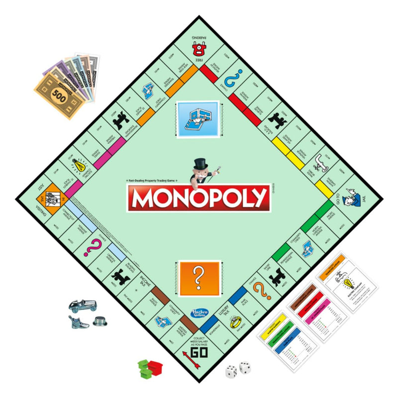 Classic Monopoly Board Game | Fantasy Gameplay Edition for Families & Kids Ages 8+ | Multicolor.