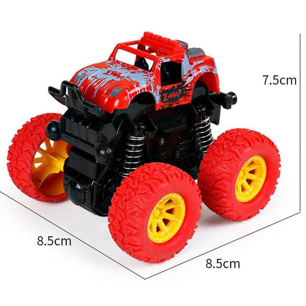 Off-Road Pull-Back Monster Truck Toy | Sturdy Shockproof 4-Wheel Vehicle for Kids | Racing Game Car.