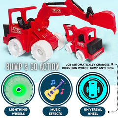 High-Speed Off-Road Stunt Truck | 360° Rolling Rotation Racing Car | Kids & Adults Toy (Multi Color).