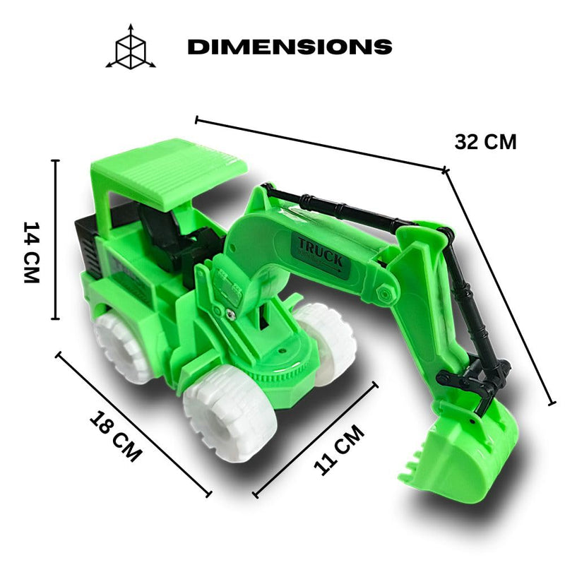 High-Speed Off-Road Stunt Truck | 360° Rolling Rotation Racing Car | Kids & Adults Toy (Multi Color).