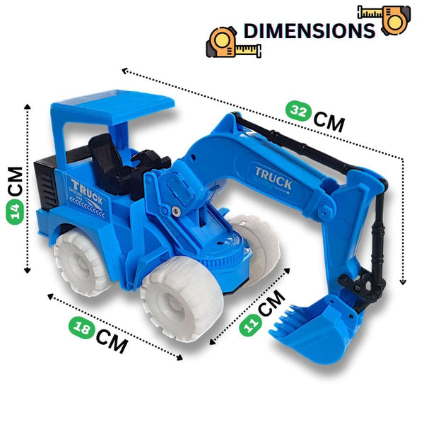High-Speed Off-Road Stunt Truck | 360° Rolling Rotation Racing Car | Kids & Adults Toy (Multi Color).