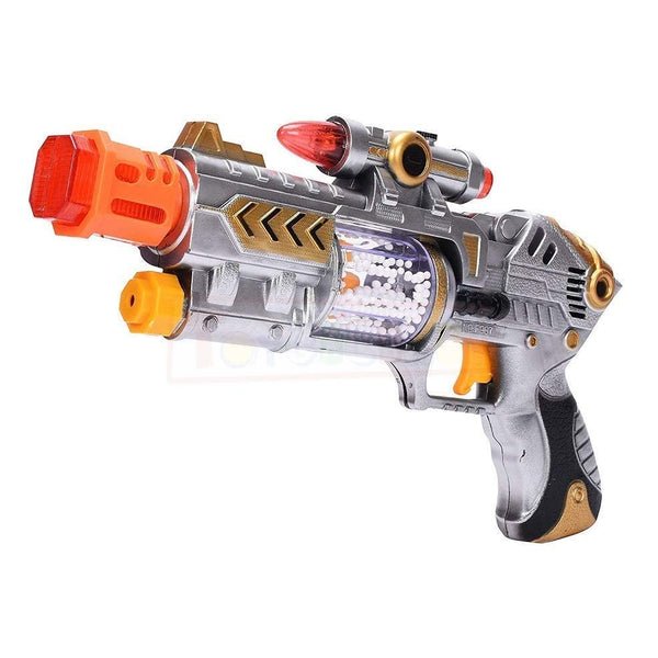 Flashing Laser Sound Toy Gun | Musical Gun with Colorful Lights & Sounds | Pretend Play Toy for Kids.