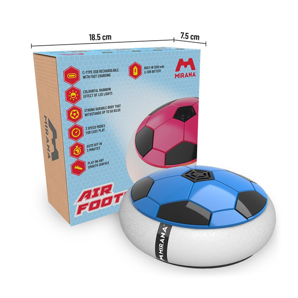 Rechargeable Hover Football with LED Lights | Indoor Floating Air Soccer Ball for Kids | USB Charging.