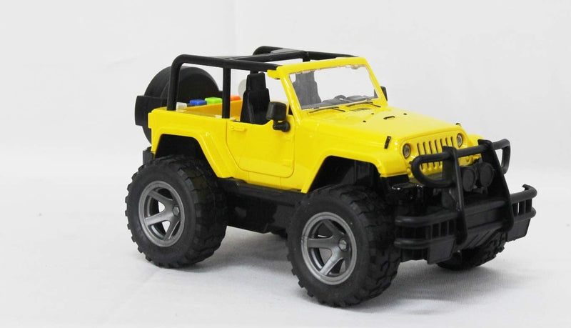 1:16 Scale Off-Road Military Fighter Car | Friction Powered Toy Truck with Lights & Sounds | Army Vehicle Toy.