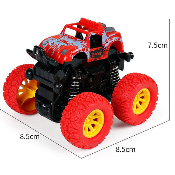 Off-Road Pull-Back Monster Truck Toy | Sturdy Shockproof 4-Wheel Vehicle for Kids | Racing Game Car.