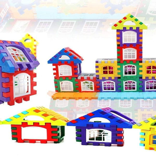 50-Piece Marble Run & Roll Ball Building Blocks | Educational Construction & Puzzle Set for Kids.