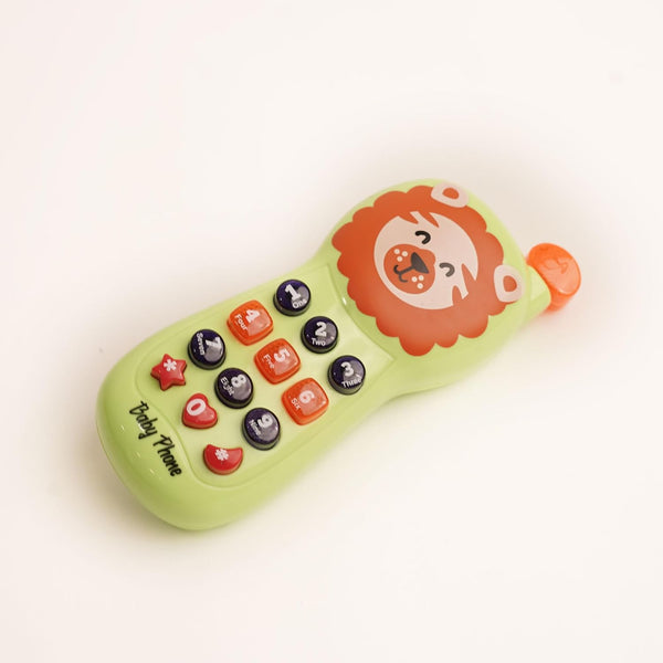 Kids Musical Toy Phone with Lights & Sounds | Pretend Play Cellphone for Boys & Girls | Color Varies.