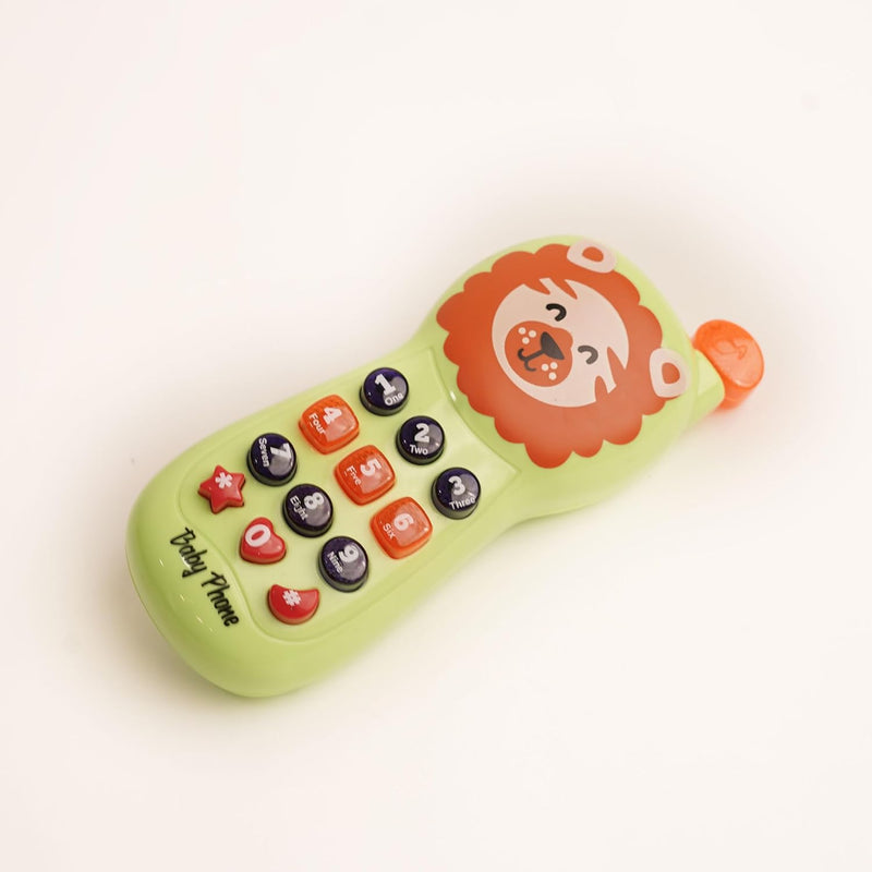 Kids Musical Toy Phone with Lights & Sounds | Pretend Play Cellphone for Boys & Girls | Color Varies.