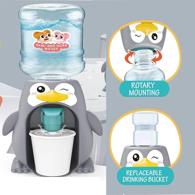 Mini Water Dispenser Toy for Kids Cute Water Dispenser Play Set Water Dispenser Toy – Pretend Play Kitchen Accessory Portable Mini Water Dispenser for Children