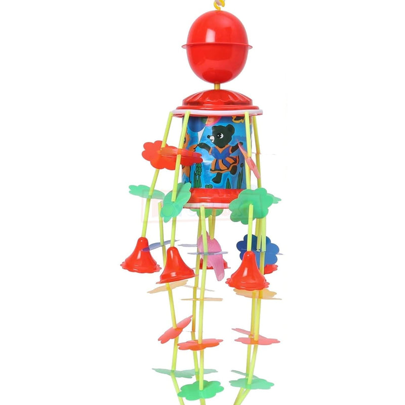 Classic Wind-Up Musical Merry-Go-Round | Soothing Sound Carousel Toy for Kids | No Batteries Needed.