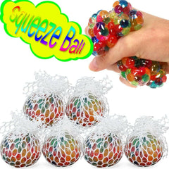 Mesh Squishy Grape Ball Stress Toy | Squeeze Ball for Anxiety & Stress Relief | Fidget Vent Toy (1-Pack).