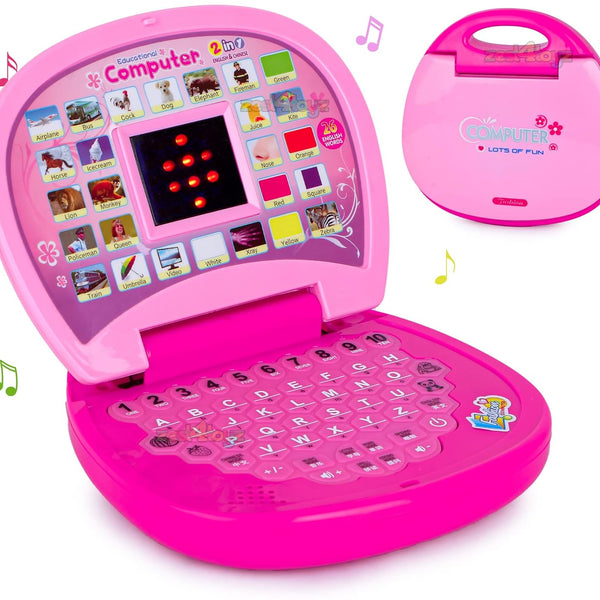 My First Learning Laptop Computer Toy | Interactive Educational Toy with Music & Activities for Kids | Pretend Play.