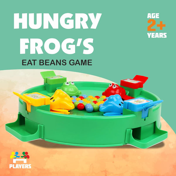Hungry Frog Eat Beans Board Game | Fast-Paced 4-Player Family Game for Kids | Multiplayer Fun.