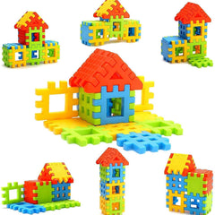 50-Piece Marble Run & Roll Ball Building Blocks | Educational Construction & Puzzle Set for Kids.