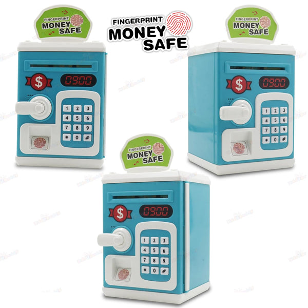 Electronic Piggy Bank ATM Machine for Kids | Digital Money Saving Box with Password Code Lock | Pink.