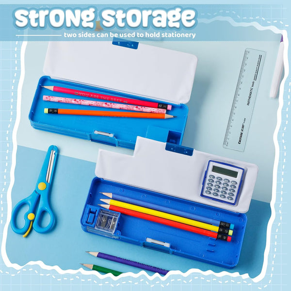 Multifunctional Pencil Box for Boys | Pencil Case with Built-in Calculator & Sharpener | Cool School Supplies.