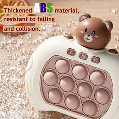 Quick Push Bubble Fidget Game (Any Shape) | Handheld Electronic Pop Game for Stress Relief | Speed Push Toy.